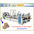 carton box folder gluer machine, corrugated box machinery